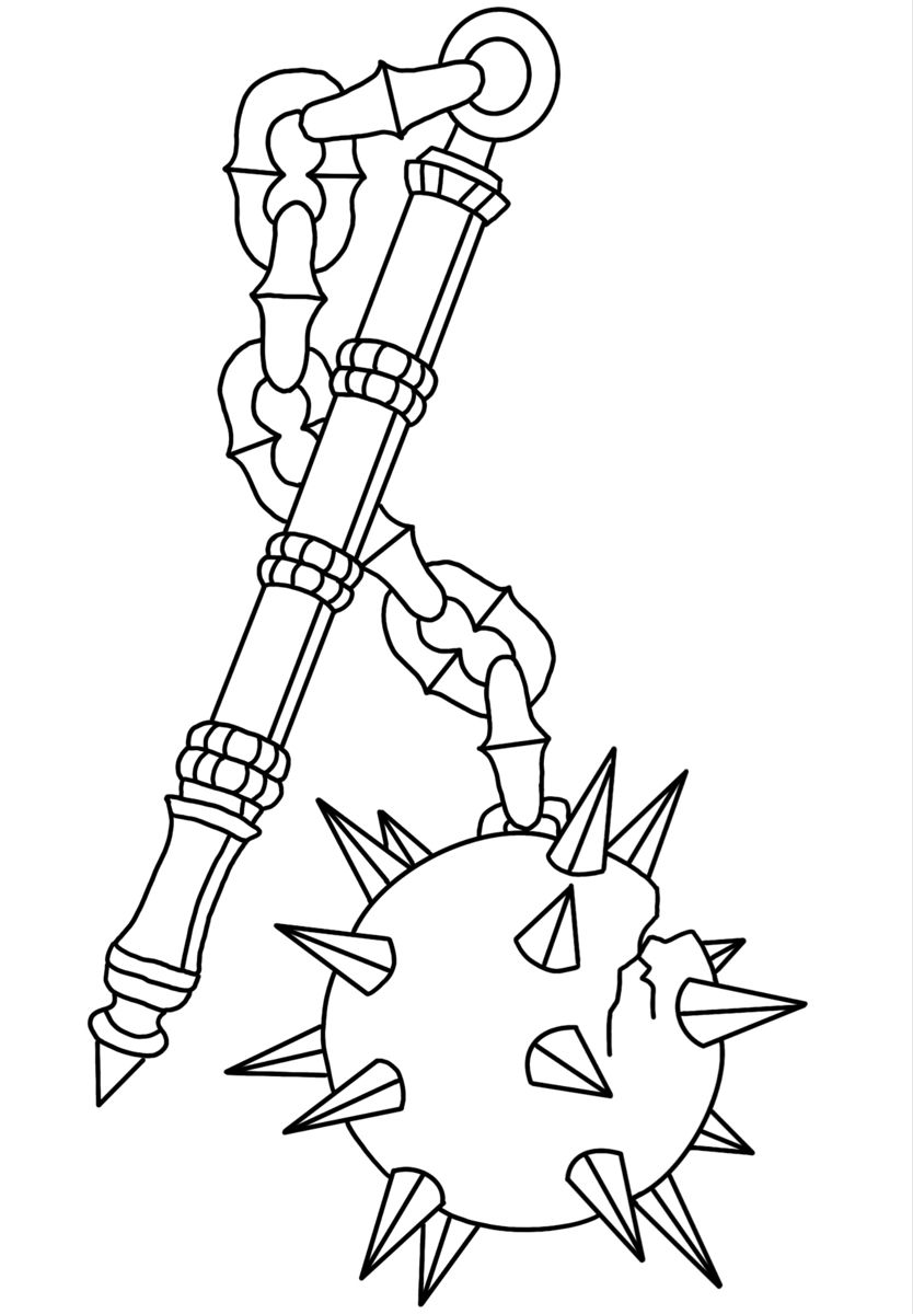 Traditional gator flash design.