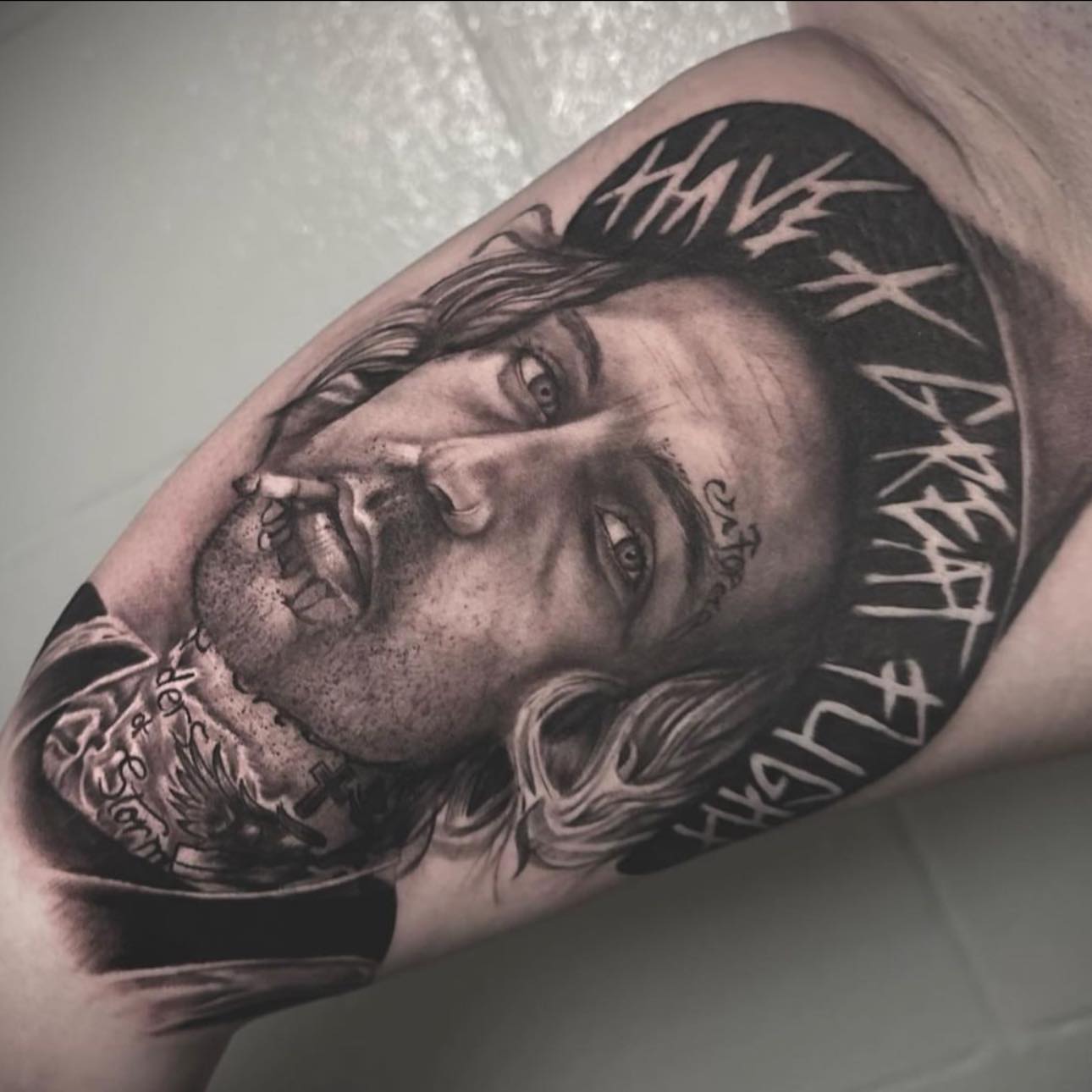 Tattoo portfolio piece by @russell